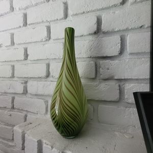 Murano Glass Feather Vase